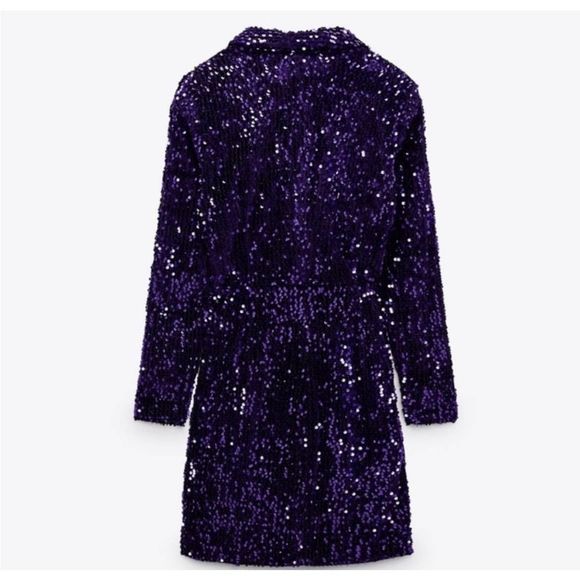 ZARA SEQUIN BLAZER DRESS 043/022 - Picture 8 of 14